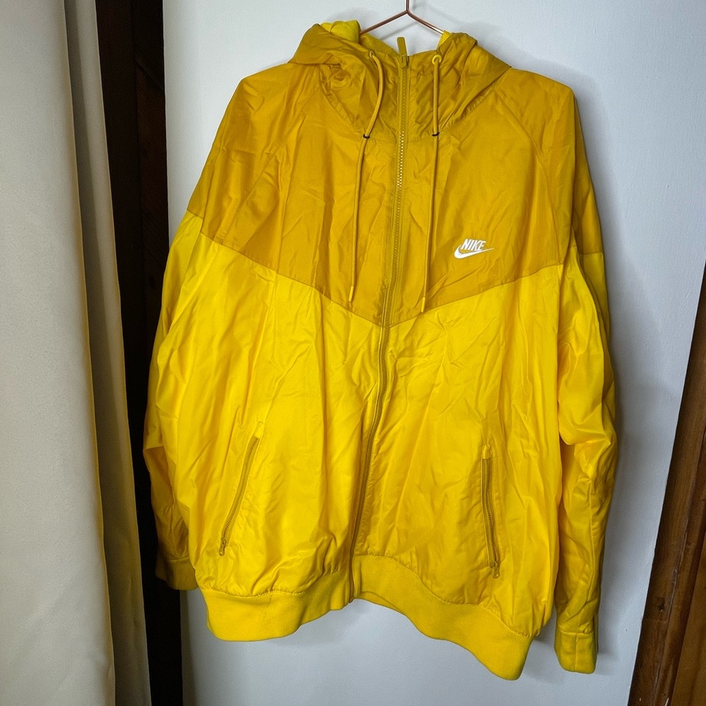 Nike Bright Yellow Mesh Jacket